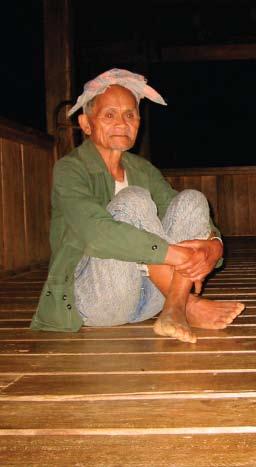 Amay Gangga was around 70 years old and a member of the Bendum Tribal Council representing the Ampohon family group.