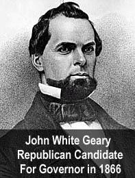 Jon White Geary Dec 30, 1819 - Feb 08, 1873 He was a member of the State Constitutional Convention at Monterey, and was elected San Francisco s last American alcalde in August 1849, and became the