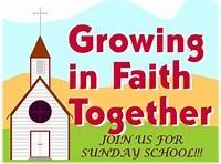 Sunday School Kickoff date is September 9, at 9:45 am.