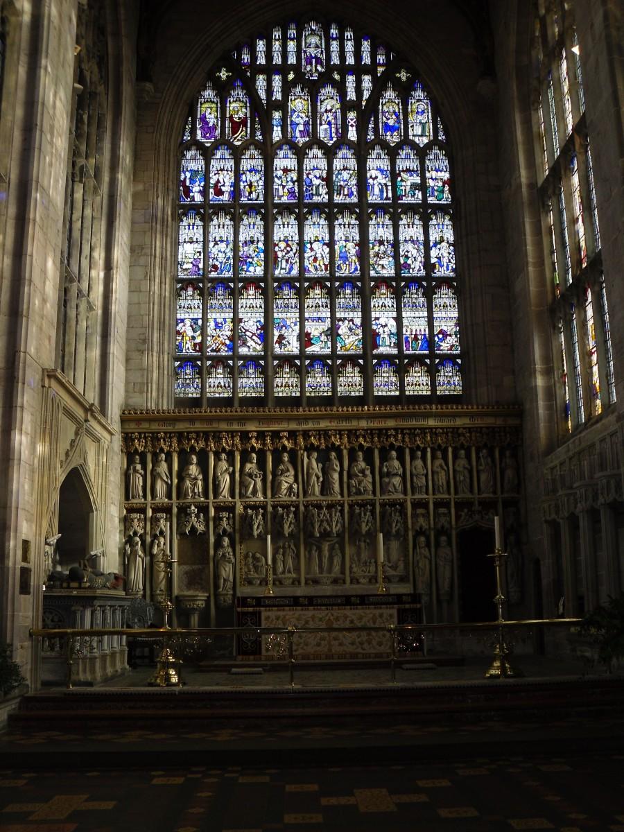 The final church we visited was St Laurence, Ludlow, the 'cathedral of the Marches'.