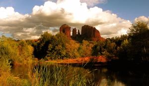 musician should ask themselves about those things they find inspiring. So as we gazed at the spires of Cathedral Rock reflected in the autumn waters of Oak Creek, I paused to consider the question.