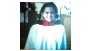 Me as an acolyte/altar server in 1980. In the late 1970s, I experienced changes in the liturgy and the worship music. Both were more contemporary in style and in the language.