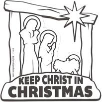 Keep Christ in Christmas Dear Brother Knights, We are excited to announce that we have a new design for our Keep Christ in Christmas car magnets and decals this year.