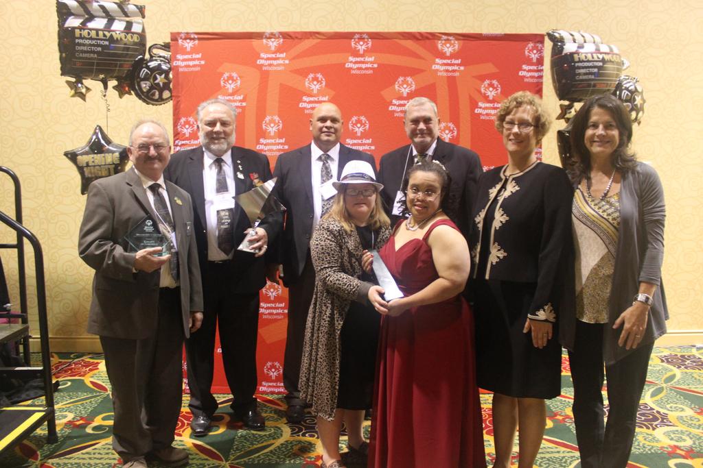 WISCONSIN KNIGHTS OF COLUMBUS, received the Chairman s Award It is an award that honors an individual or organization that has gone above and beyond the call of duty in supporting the Special