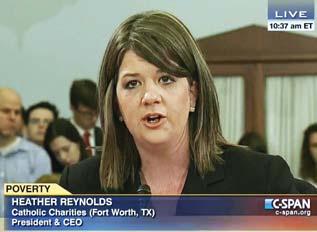 (Courtesy of CCFW) Heather Reynolds, president and Chief Executive Officer of Catholic Charities Fort Worth (CCFW), is in the news.