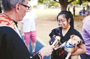 Maria Goretti the Blessing of the Animals takes place twice each year: A week before St. Francis of Assisi s Feast Day for parishioners and then the Friday before the Feast Day for the students at St.