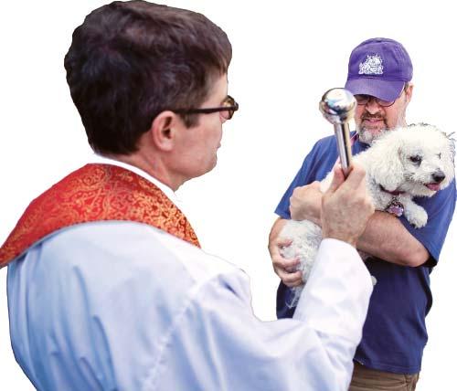 Francis] just had a special simpatico with pets, and he said that they were loving; cause love in us; and where there is love, there is the presence of God, said Fr. Gigliotti.