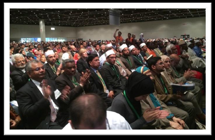 during the annual convention of the Islamic Society of North America (ISNA) in Detroit, MI was