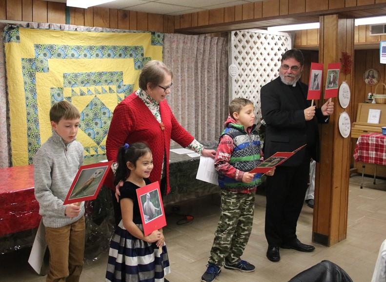 Christmas Eve at the Stable For the Children s Christmas Party at Holy Trinity/Church of the Transfiguration in Plantsville, the youngsters (and the young at heart) performed Christmas Eve at the