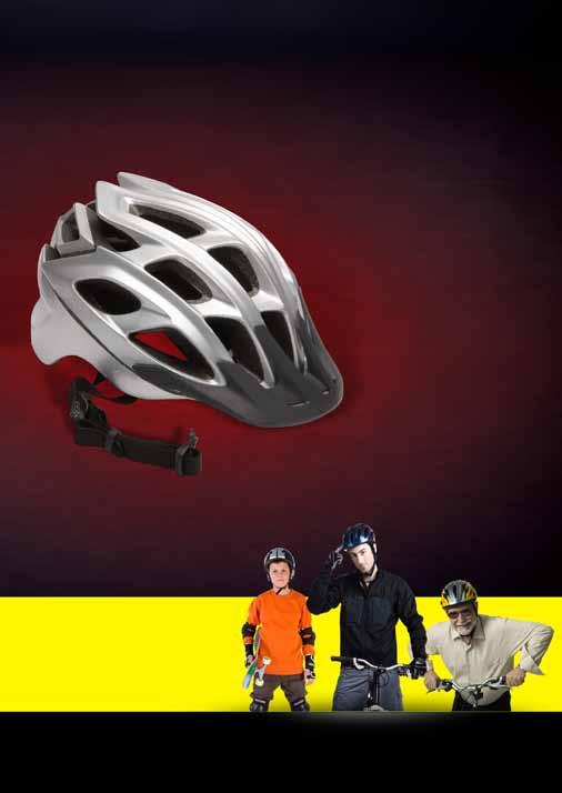 Bicycle helmets protect your head and reduce the incidence of traumatic brain injury and death whether riding on the sidewalk, street or while mountain biking.