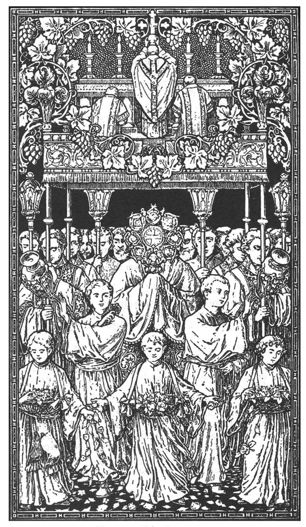 The Solemnity of Corpus Christi Sunday, 22 June, 2014 ORDER OF WORSHIP June 15 Most Holy Trinity The Order of Mass can be found in the Missalette 6:00pm: Solemn Mass with the Cathedral Choir 7:15pm: