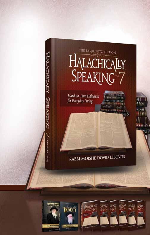 Volume 7 Topics: Parshas Hamann Tefillin and Chol Hamoed Tefillin and Bar Mitzvah Running to and from Shul Women and Davening Reciting One Hundred Brachos Daily Mashed, Ground and Crushed Fruits and