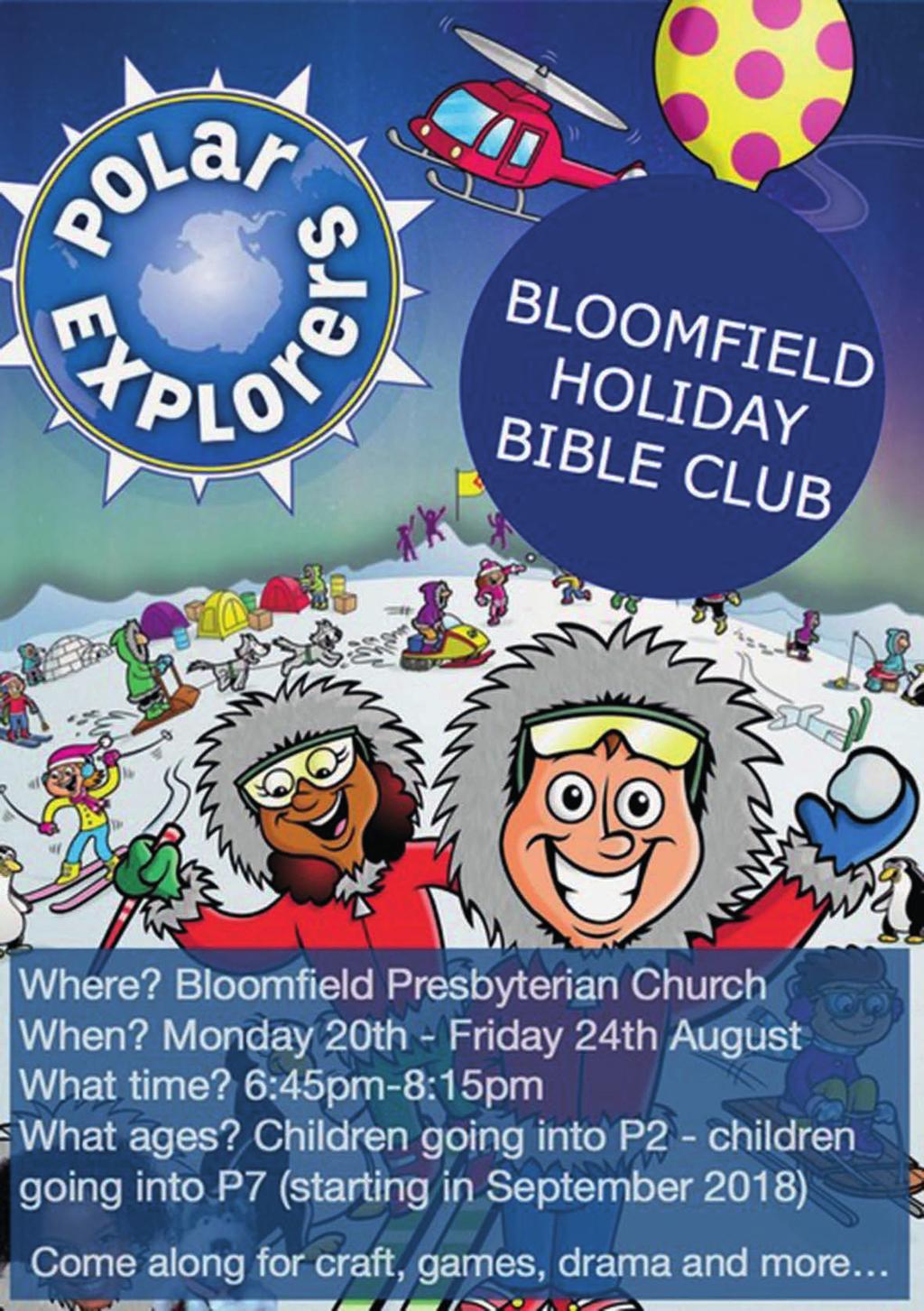 Holiday Bible Club Christianity Explored Starts Tuesday 18th September 2018 from 10am-11am.