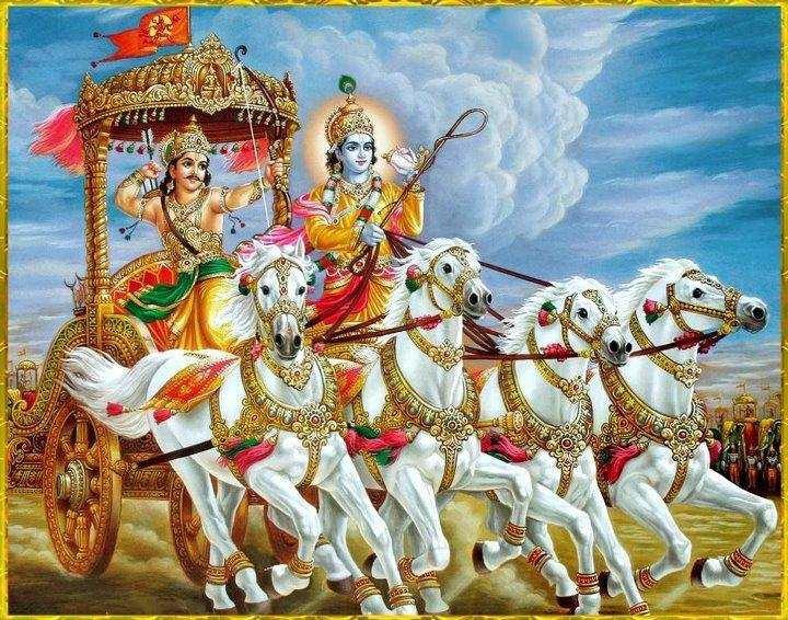 Krishna directing arjuna to kill jayadrath Death of karna It was impossible to defeat karna as long as he is standing on his chariot and he has weapon on his hands.