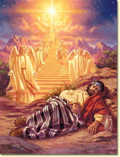 Gen 28:12 Jacob sees angels of God ascending and