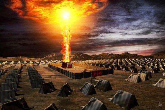 Ex 13:21 A pillar of fire
