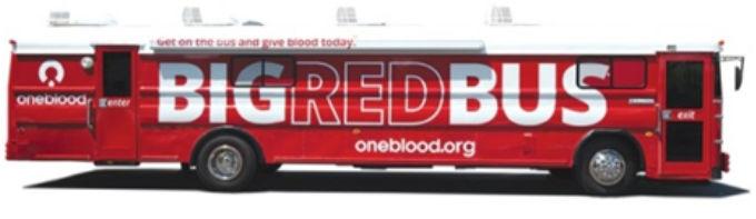 Please share the very best that s in you by donating blood on the Big Red Bus in front of St. Matthew Church before 1 pm today.