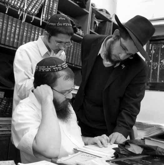 THE KOLLEL TIME-SHARE PROGRAM When I walked into the zal in Tzfas, I saw a number of men learning with young bachurim.