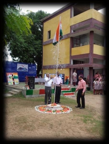 Murari Prasad Sahu, also encouraged the students with his words of patriotism and