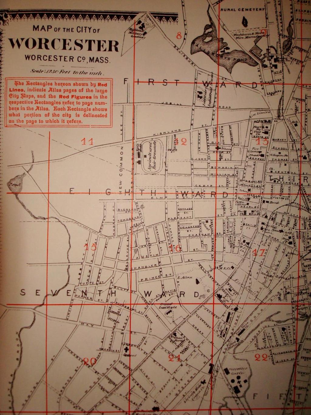 Beers Atlas of Worcester, 1870, p.