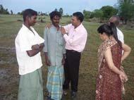 Vincentraj, Bro.Martin on 25.10.2009 inspected the land selected to set up Christian Leadership Centre which is proposed to be purchased.
