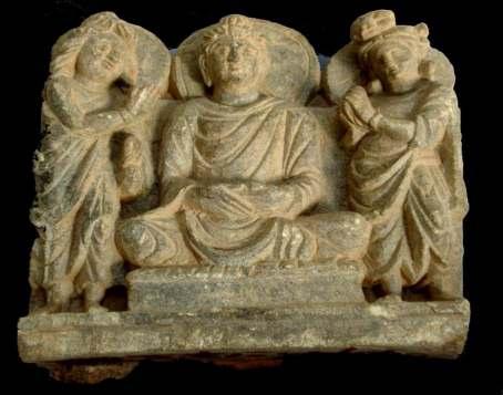Ancient Pakistan, Vol. XXVII (2016) 51 Figure.10 Brahma and Indra Entreat the Buddha to Preach Inv. no. NG. 422, green schist, from courtyard, probably 2 nd century A.D., quite preserved panel.