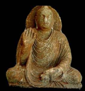 Ancient Pakistan, Vol. XXVII (2016) 65 Figure.25 Seated Buddha Inv. no. NG. 340, black schist, from west of Stupa 19. Probably third century A.D. Mutilated and chipped off, contains soil incrustation.