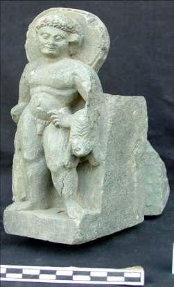 Ancient Pakistan, Vol. XXVII (2016) 73 Figure.35 Naked Heracles Inv. no. NG. 416, green schist, from courtyard, probably second century A.D. Cracks on the left leg of the Heracles is visible.