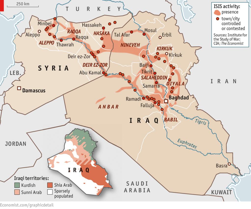 Introduction In the summer of 2014 the Islamic State of Iraq and the Levant (ISIL), or the Islamic State of Iraq and Syria (ISIS), shocked the world by quickly conquering vast areas of Syria and Iraq.