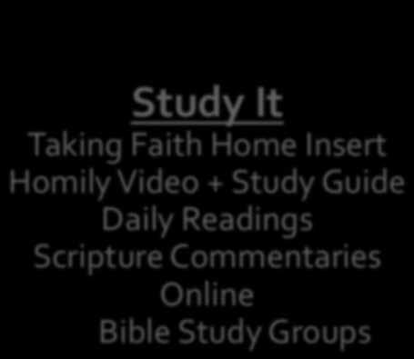 Daily Readings Scripture Commentaries Online Bible Study Groups