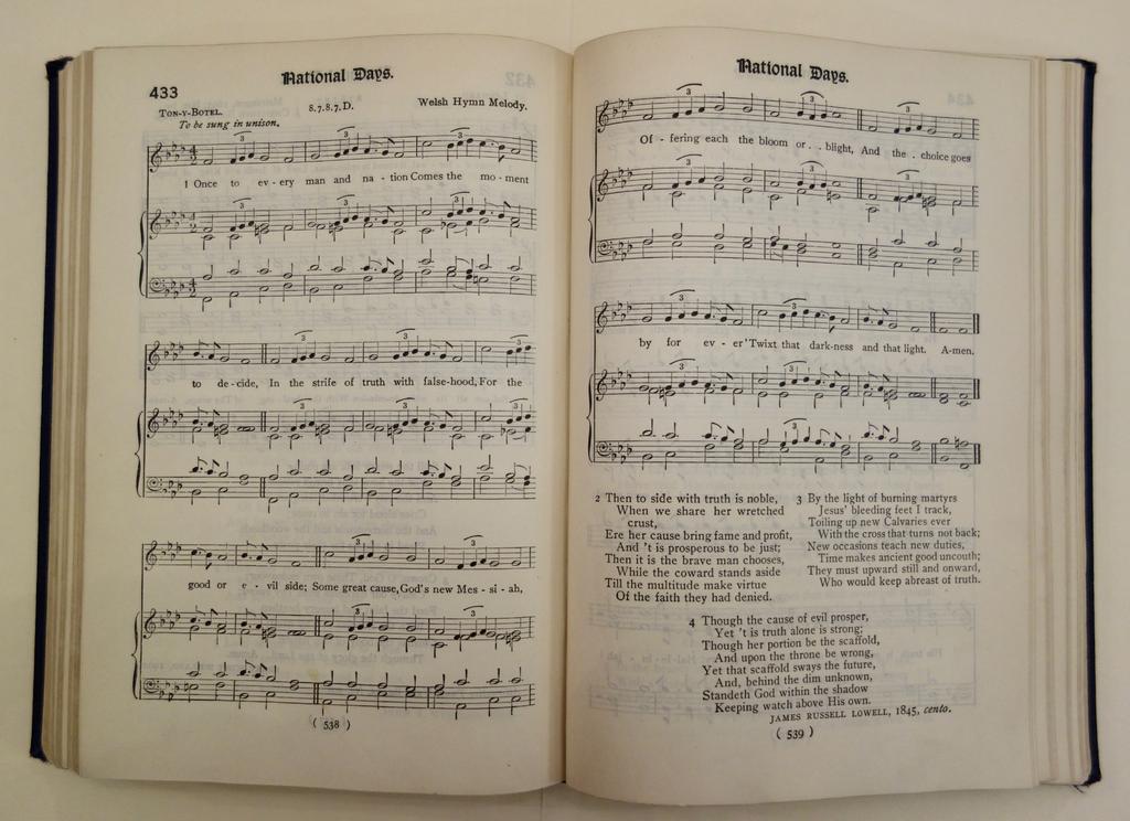 At war's end, a new preface to the Episcopal Church 1918 Hymnal that had originally been printed in 1916 attempted to put the war years in perspective.