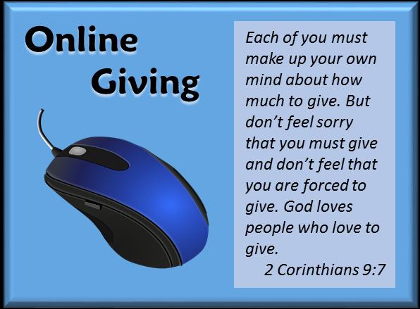 .. Online Giving is now available at Crosswinds.