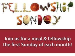 First Sunday Fellowship Meal St. Paul s will be star.ng up it s first Sunday of the month Fellowship Meal on Sunday, October 4, 2015. Following morning worship, we will spend.