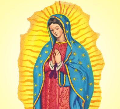 OUR LADY OF GUADALUPE (December 12) MEDITATION A CCORDING to tradition the Blessed Virgin appeared to a fifty-five-year-old Aztec Indian Juan Diego, who was hurrying to Mass in Mexico City, on