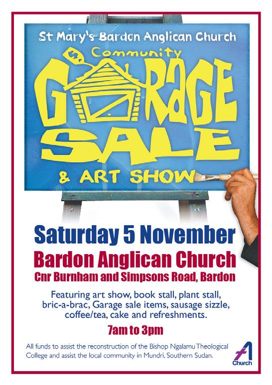 Poster co-branding Anglican Church Southern Queensland Brand
