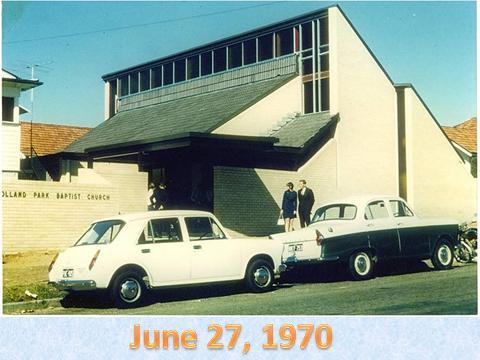On the 27 th of June 1970, the building was finished and services were commenced.