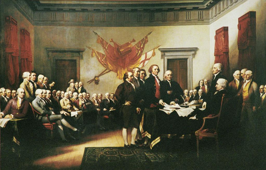 1776 We hold these truths to be self-evident, that all men are created equal, that they are endowed by their Creator with certain unalienable Rights, that