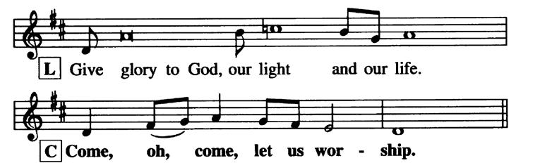 (We sing words from Psalm 70) (We sing