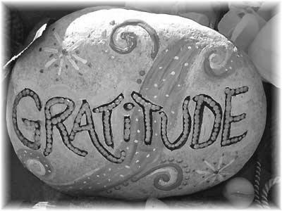 Gratitude is a powerful process for shifting your energy and bringing more of what you want into your life. Be grateful for what you already have and you will attract more good things.