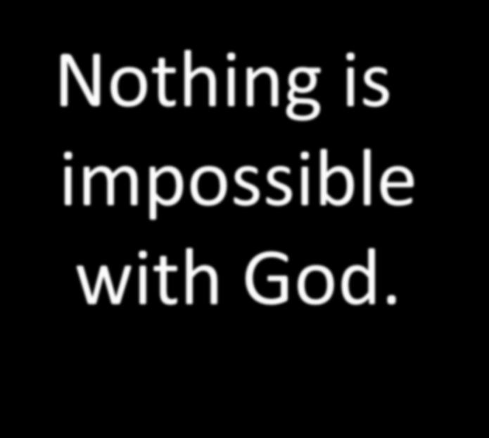 Nothing is