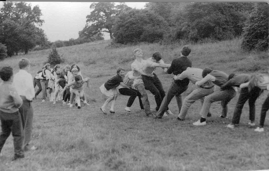 Fig 6 Tug O War, probably with Derek s Church Group.