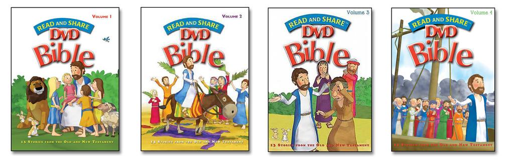 In addition to the Bible & The Child s Story Bible, we also suggest the use of: Read and Share - DVD Bible