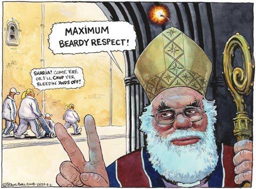 Shari ah has negative connotations: Archbishop of Canterbury Rowan Williams was the subject of a media and press furore in February 2008, following a lecture he gave to the Temple foundation at the