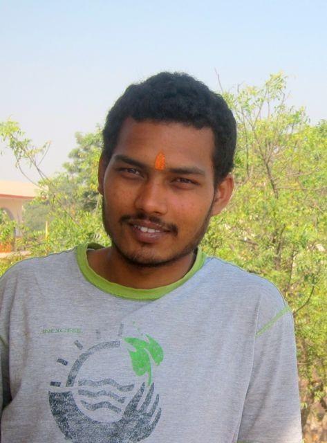 Gurugopal, 21 is another elder Ashram resident. He has been with Bal Ashram for 3 years, before that he lived in a sister ashram. Gurugopal is the backbone of Ashram's seva.