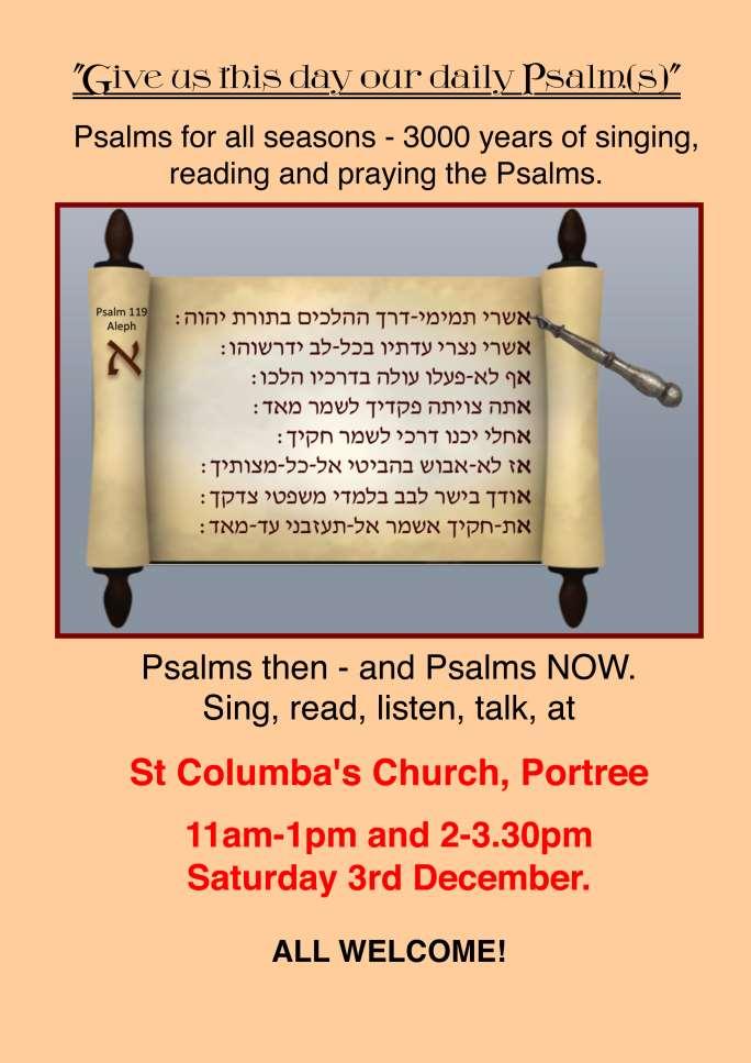 Give us this day our daily Psalms St Columba