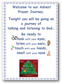 ADVENT PRAYER WALK POSTERS Below are examples of the posters that we used. The originals are A4 size but were too big to include in this document.
