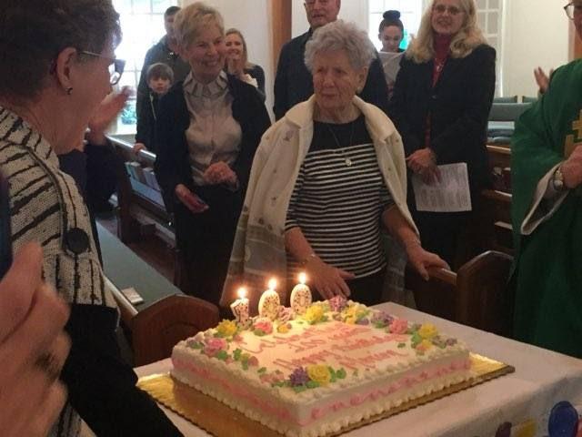 P A G E 4 Thank You! Dear Friends of Good Shepherd Lutheran, I want to thank each and everyone who contributed to my special 100th surprise birthday party after the 8:30 a.m. service on February 4th.