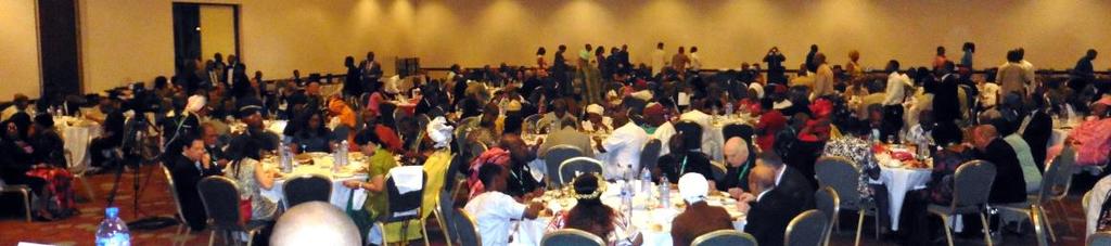 Inspiring Testimony dinners (pictured above, and below), during the