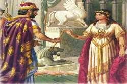 cousin HAMAN king of the Persian Empire he loved Esther more than the other women his