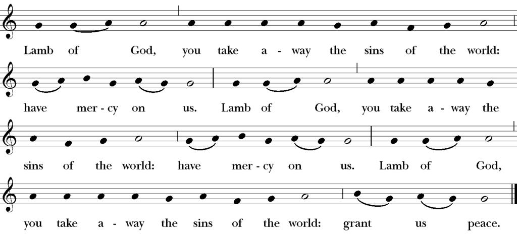 THE ANTHEM: THE WORDS OF INSTITUTION The Parish Choir On the night he was betrayed, Christ took bread and, when he gave thanks, he broke it and said, This is my body, which is for you.